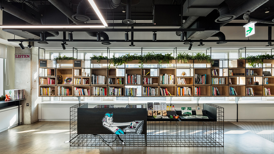 Mini Library & Showcase
