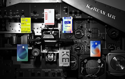 Korean Air Lines unveils airline mile credit card