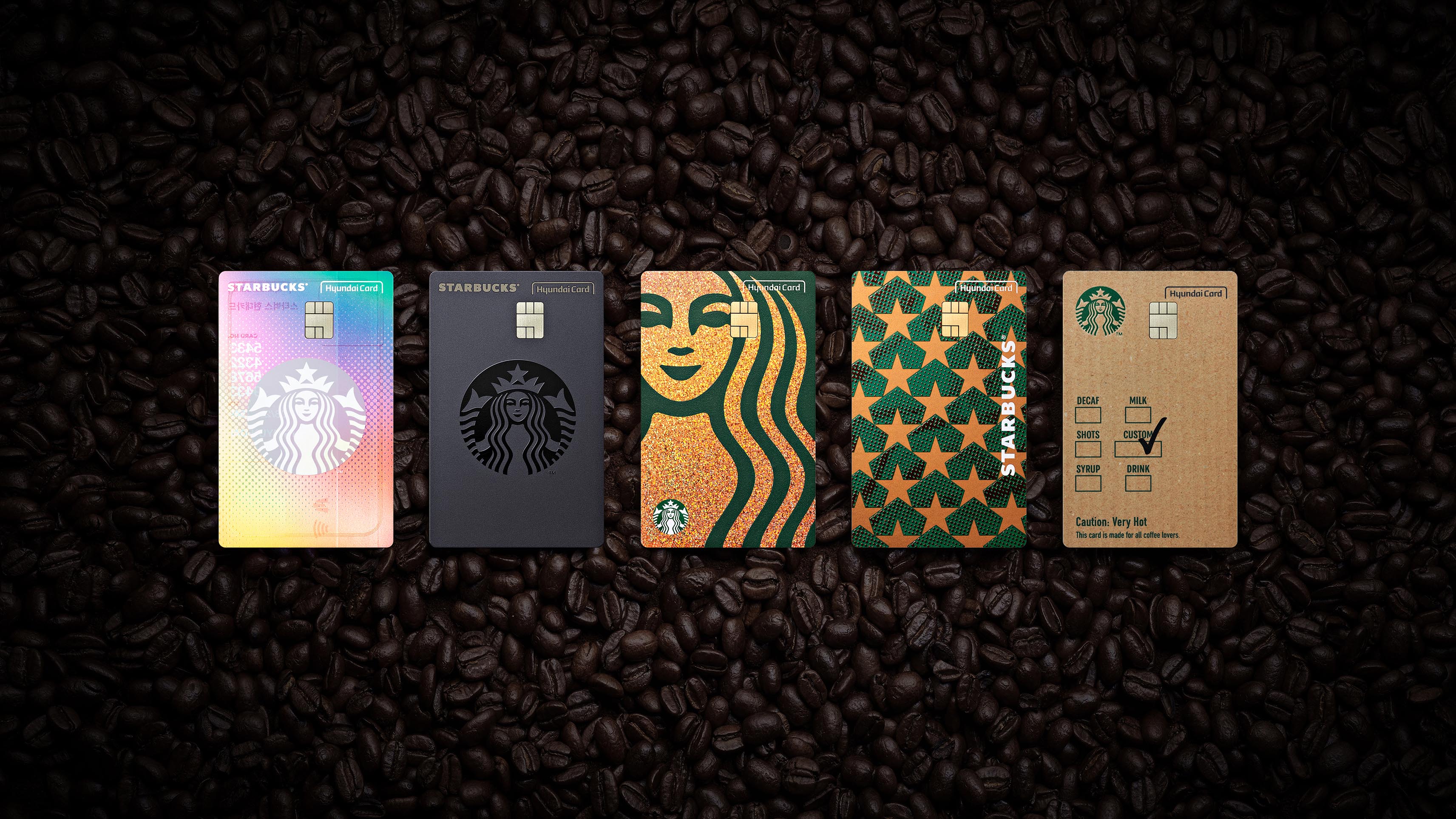 Starbucks Hyundai Card comes with star-studded benefits